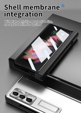Load image into Gallery viewer, Samsung Z Fold5/Fold4/Fold3 Aluminum Alloy Case With Hinge Protective case &amp; Pen Slot Free Stylus
