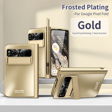 Load image into Gallery viewer, Slim Google Pixel Fold Case with Hinge Protective Screen Protector Pen Slot and Stylus