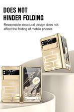 Carregar imagem no visualizador da galeria, Slim Google Pixel Fold Case with Dual Hinge Protective Screen Protector and Hidden Kickstand