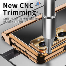 Cargar imagen en el visor de la galería, Samsung Z Fold5/Fold4/Fold3 Aluminum Alloy Case With Hinge Protective case & Pen Slot Free Stylus