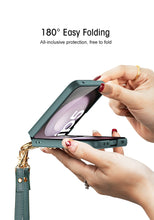 Cargar imagen en el visor de la galería, Ultra-thin Delicate Strap Samsung Flip5 Phone Case Bracket Case