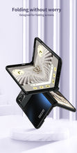 Charger l'image dans la galerie, Frosted Plating Google Pixel Fold Case with Hinge Protector Screen Protector and Hidden Kickstand
