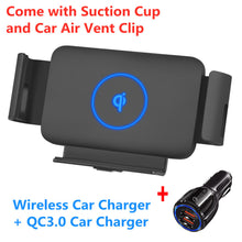 Load image into Gallery viewer, QI Wireless Car Charger For Samsung Galaxy Fold Fold 2 Fold 3 Car Charger Fast Wireless Charging Car Phone Holder