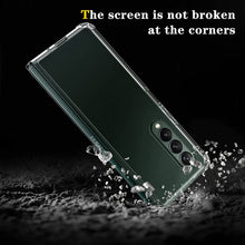 Load image into Gallery viewer, Ring Case for Galaxy Z Fold 3 Reinforced Corners Shockproof Soft TPU Bumper Back Airbag Case For Samsung Galaxy Z Fold3 5G