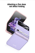 Lade das Bild in den Galerie-Viewer, Ultra-thin With Capacitive Pen Plastic Case For Samsung Galaxy Z Flip 3 5G Screen Protector Hard Cover For Galaxy Flip3 Case