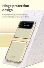 Charger l'image dans la galerie, Hinge Case for Samsung Galaxy Z Flip 4 5G Case Full Protection Plating Transparent