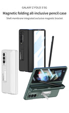 Cargar imagen en el visor de la galería, Magnetic All-included Pen Case For Galaxy Z Fold 3 Case Back Screen Glass Holder Cover For Samsung Galaxy Z Fold3