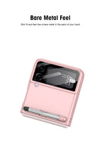Lade das Bild in den Galerie-Viewer, Ultra-thin With Capacitive Pen Plastic Case For Samsung Galaxy Z Flip 3 5G Screen Protector Hard Cover For Galaxy Flip3 Case