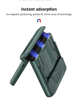 Carregar imagem no visualizador da galeria, Magnetic Armored Camera Slide Cover For Samsung Galaxy Z Flip 3 Case All-included Hinge Plastic Hard For Galaxy Z Flip3 Case