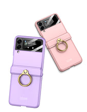 Charger l'image dans la galerie, Magnetic hinges All-included Case For Samsung Galaxy Z Flip 3 5G Back Screen Glass Plastic Hard Cover For Samsung Flip3 Case