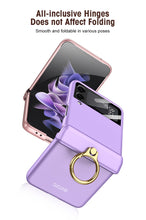 Charger l'image dans la galerie, Magnetic hinges All-included Case For Samsung Galaxy Z Flip 3 5G Back Screen Glass Plastic Hard Cover For Samsung Flip3 Case