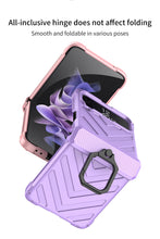 Cargar imagen en el visor de la galería, Magnetic Armored Cover For Samsung Galaxy Z Flip Fold 3 Case All-included Hinge Bracket Hard For Galaxy Z Flip3 Fold3 5G
