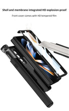 Load image into Gallery viewer, Shockproof Armor Case For Samsung Galaxy Z Fold4 5G Cover With Magnetic Hinge Slide Pen Slot & Film