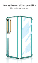 Cargar imagen en el visor de la galería, Airbag Bumper With Glass Frame Cover For Samsung Galaxy Z Fold 4 Case Shockproof Clear Soft Edge Case For Galaxy Z Fold4 5G