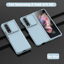 Load image into Gallery viewer, Solid Color Slide Camera Case for Samsung Galaxy Z Fold4 5G