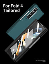 Cargar imagen en el visor de la galería, 2 Pcs Lens Ring for Samsung Z Fold 4 Hinge Case With Pen Slot Add Touch Pen for Galaxy Z Fold 4 5G