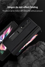 Carregar imagem no visualizador da galeria, Magnetic Leather Screen Glass All-included Cover For Samsung Galaxy Z Fold 3 Pen Case Holder Phone Case For Galaxy Z Fold3
