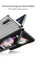 Charger l'image dans la galerie, Magnetic Tempered Glass Stand Case For Samsung Galaxy Z Fold Flip 3 Bracket Stand Hard Phone Cover For Samsung Fold3