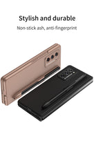 Lade das Bild in den Galerie-Viewer, Ultra-Thin Plastic With Slot Case For Samsung Galaxy Z Fold 2 5G Anti-knock Phone Cover For Galaxy Z Fold2 Case Included Pen