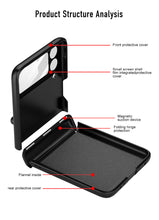 Lade das Bild in den Galerie-Viewer, Magnetic hinge Slim Case For Samsung Galaxy Z Flip 3 5G With Capacitive Pen Slot Plastic Phone Cover For Galaxy Z Flip3 Case