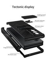 Cargar imagen en el visor de la galería, Heavy duty Armor Magnetic Hinge Cover For Samsung Galaxy Z Fold 3 5G Case Anti-knock Stand Cover For Galaxy Z Fold 3 Funda