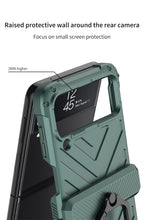 Cargar imagen en el visor de la galería, Magnetic Armored Cover For Samsung Galaxy Z Flip Fold 3 Case All-included Hinge Bracket Hard For Galaxy Z Flip3 Fold3 5G