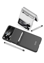 Lade das Bild in den Galerie-Viewer, Ultra-thin With Capacitive Pen Plastic Case For Samsung Galaxy Z Flip 3 5G Screen Protector Hard Cover For Galaxy Flip3 Case