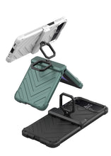 Cargar imagen en el visor de la galería, Magnetic Armored Cover For Samsung Galaxy Z Flip Fold 3 Case All-included Hinge Bracket Hard For Galaxy Z Flip3 Fold3 5G