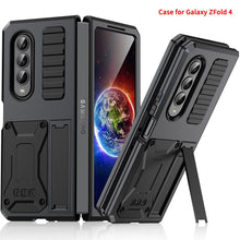 Cargar imagen en el visor de la galería, Samsung Galaxy Z Fold4 5G Case Aluminum Alloy Metal Heavy Duty Protection Stand Back Cover for Samsung Z Fold4 Capa