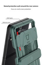 Carregar imagem no visualizador da galeria, Magnetic Armored Camera Slide Cover For Samsung Galaxy Z Flip 3 Case All-included Hinge Plastic Hard For Galaxy Z Flip3 Case