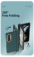 Cargar imagen en el visor de la galería, 2 Pcs Lens Ring for Samsung Z Fold 4 Hinge Case With Pen Slot Add Touch Pen for Galaxy Z Fold 4 5G