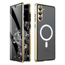 Cargar imagen en el visor de la galería, Metal Frame Magnetic All-around Protective Case For Samsung S23 24Ultra