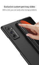 Lade das Bild in den Galerie-Viewer, Ultra-Thin Plastic With Slot Case For Samsung Galaxy Z Fold 2 5G Anti-knock Phone Cover For Galaxy Z Fold2 Case Included Pen