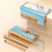 Load image into Gallery viewer, Samsung Galaxy Z Fold4  5G Aluminum Alloy Case Magnetic Hinge With Stylus