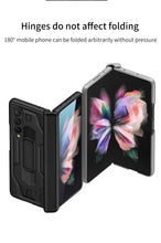Carregar imagem no visualizador da galeria, Armor Magnetic Screen Glass Case For Samsung Galaxy Z Fold 3 5G Bracket Stand Hard Fold Case Cover For Samsung Z Fold3 Funda