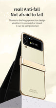 Charger l'image dans la galerie, Hinge Case for Samsung Galaxy Z Flip 4 5G Case Full Protection Plating Transparent