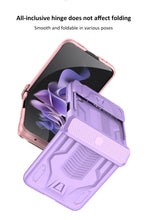 Carregar imagem no visualizador da galeria, Magnetic Armored Camera Slide Cover For Samsung Galaxy Z Flip 3 Case All-included Hinge Plastic Hard For Galaxy Z Flip3 Case