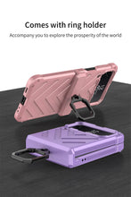 Cargar imagen en el visor de la galería, Magnetic Armored Cover For Samsung Galaxy Z Flip Fold 3 Case All-included Hinge Bracket Hard For Galaxy Z Flip3 Fold3 5G