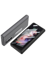 Charger l'image dans la galerie, Magnetic Tempered Glass Stand Case For Samsung Galaxy Z Fold Flip 3 Bracket Stand Hard Phone Cover For Samsung Fold3