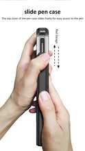 Cargar imagen en el visor de la galería, Magnetic Hinge Frame Pen Case Cover For Samsung Galaxy Z Fold 3 All-included Tempered Glass Plastic Case For Samsung Z Fold3