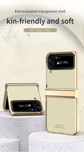 Charger l'image dans la galerie, Hinge Case for Samsung Galaxy Z Flip 4 5G Case Full Protection Plating Transparent