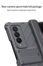 Cargar imagen en el visor de la galería, Heavy duty Armor Magnetic Hinge Cover For Samsung Galaxy Z Fold 3 5G Case Anti-knock Stand Cover For Galaxy Z Fold 3 Funda
