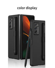 Lade das Bild in den Galerie-Viewer, Ultra-Thin Plastic With Slot Case For Samsung Galaxy Z Fold 2 5G Anti-knock Phone Cover For Galaxy Z Fold2 Case Included Pen