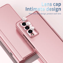 Cargar imagen en el visor de la galería, Electroplated Samsung Galaxy Z Fold4 5G Case with Tempered Glass Film and Stylus