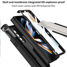 Load image into Gallery viewer, Shockproof Armor Case For Samsung Galaxy Z Fold4 5G Cover With Magnetic Hinge Slide Pen Slot & Film
