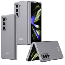 Carregar imagem no visualizador da galeria, Electroplated Slim Samsung Galaxy Z Fold 5 Case with Front Screen Tempered Glass Protector