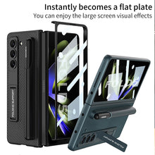 Load image into Gallery viewer, Samsung Galaxy Z Fold5 Full Inclusive Case with Pen Holder and Stand