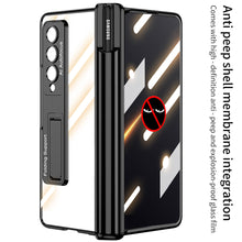 Load image into Gallery viewer, Galaxy Z Fold4 Magnetic Pen Holder Folding Bracket Shell Case With Film Integration And Folding Support