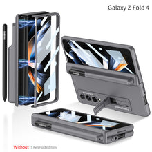 Load image into Gallery viewer, Magnetic Hinge Samsung Galaxy Z Fold4 5G Case with Screen Protector &amp; Kickstand &amp; S Pen Slot
