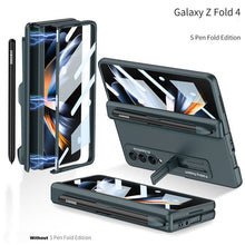 Cargar imagen en el visor de la galería, Magnetic Hinge Case For Galaxy Z Fold4 5G With Pen Slot Tempered Film